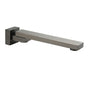 Gun Metal Square Stainless Steel 180 Swivel Bathtub Faucet Water Outlet Spout V1233-SP604GM