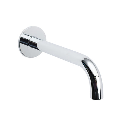 Polisehd Chrome Round 200mm Length Faucet Outlet Bath Tub Water Filler Spout Kit V1233-SP60520CR