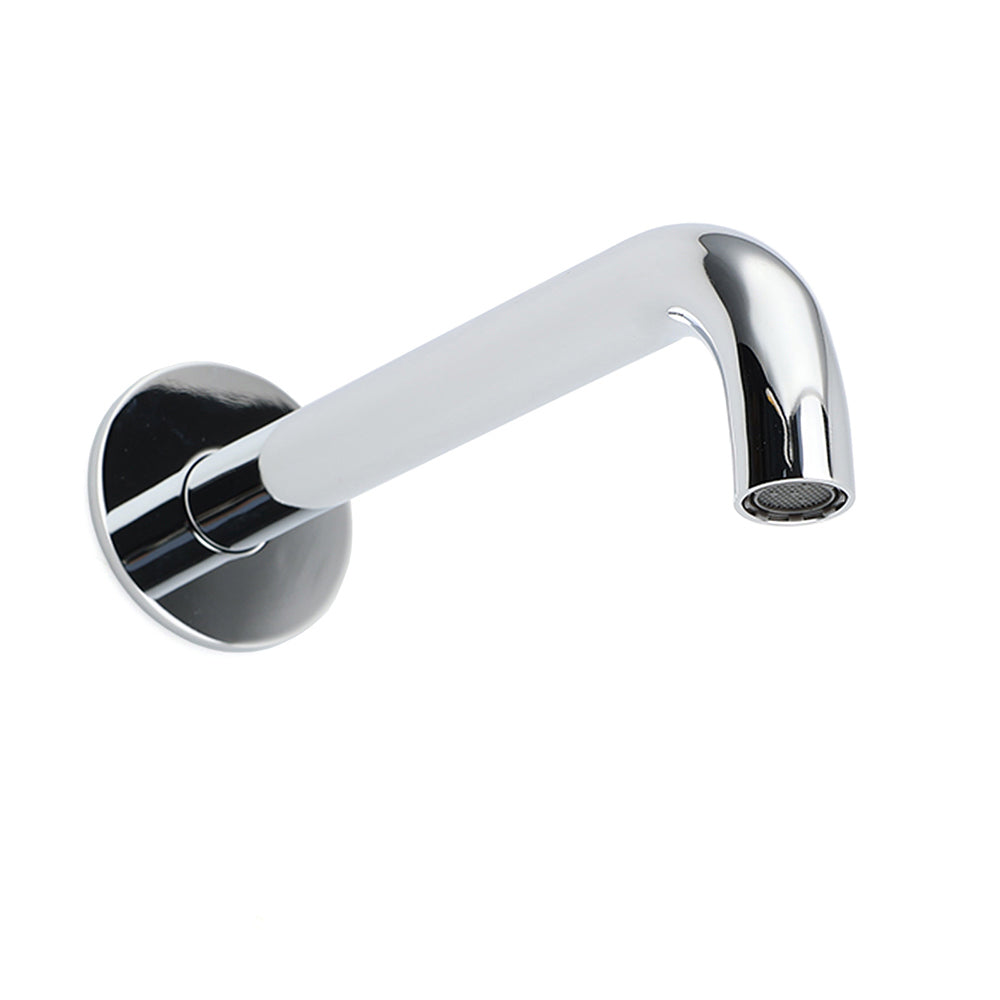 Polisehd Chrome Round 200mm Length Faucet Outlet Bath Tub Water Filler Spout Kit V1233-SP60520CR