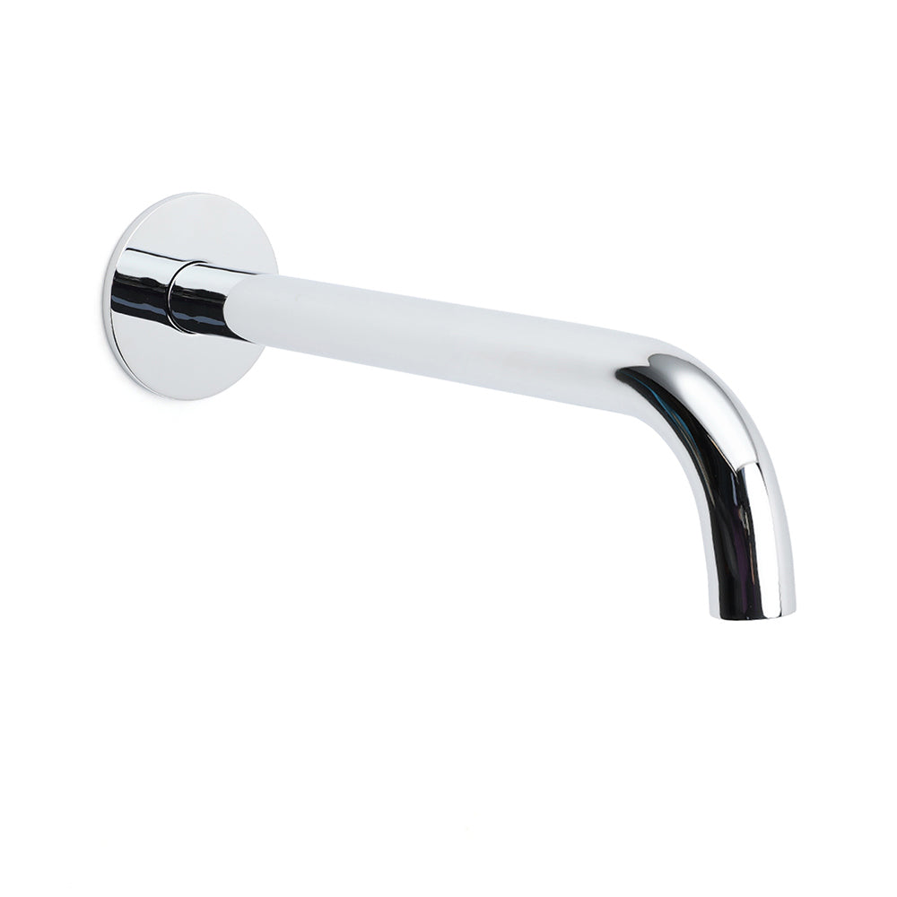 Polisehd Chrome Round 250mm Long Water Filler Spout Bath Tub Wall Mounted Outlet V1233-SP60525CR
