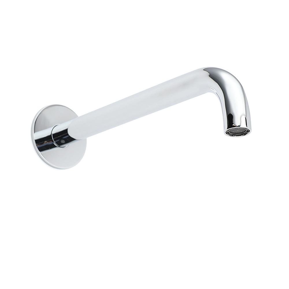 Polisehd Chrome Round 250mm Long Water Filler Spout Bath Tub Wall Mounted Outlet V1233-SP60525CR
