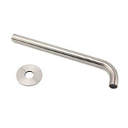 Brushed Nickel 300mm Extra Long Wall Mounted Extention Bathtub Filler Spout Set V1233-SP60530BS