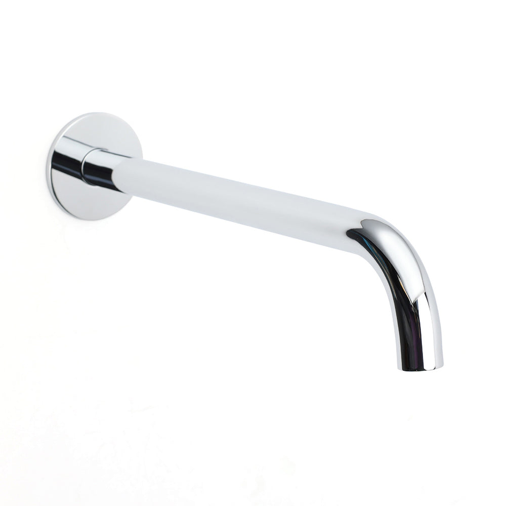 300mm Extra Long Wall Mounted Chrome Round Extention Bathtub Filler Spout Outlet V1233-SP60530CR