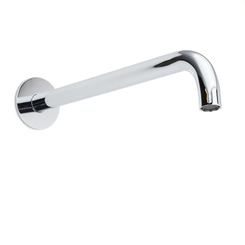300mm Extra Long Wall Mounted Chrome Round Extention Bathtub Filler Spout Outlet V1233-SP60530CR