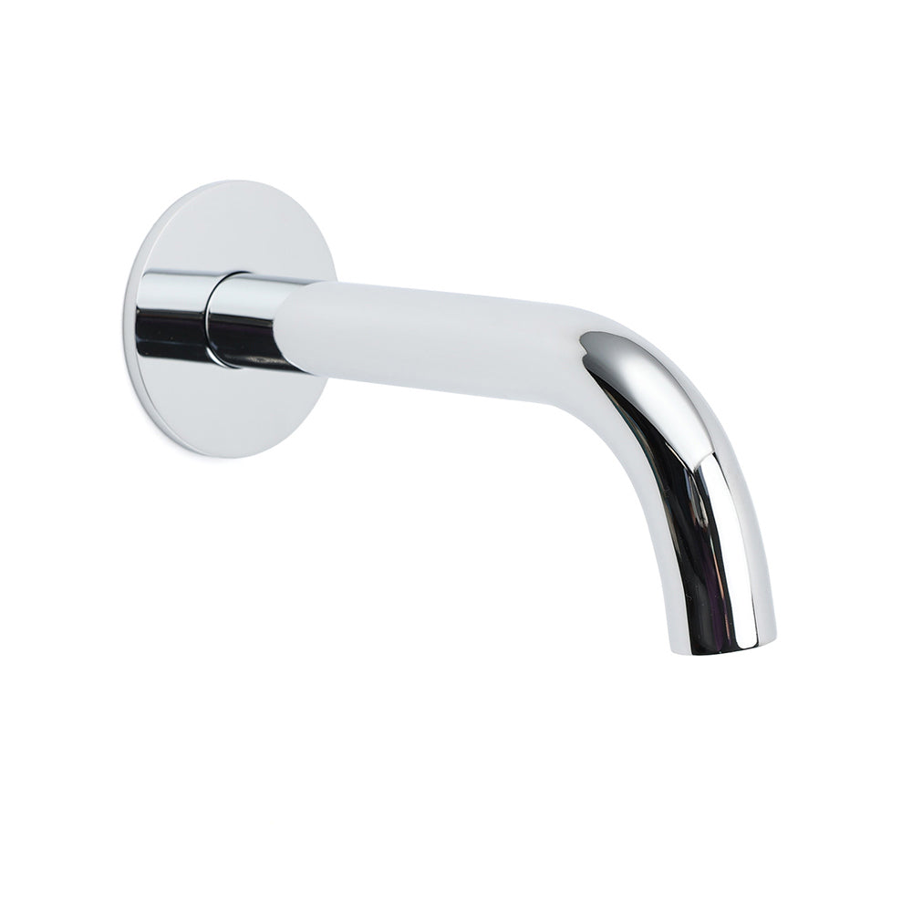 Polisehd Chrome Round Curve Faucet Water Outlet Swivel Bath Tub Filler Spout Set V1233-SP6055CR