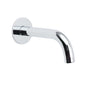 Polisehd Chrome Round Curve Faucet Water Outlet Swivel Bath Tub Filler Spout Set V1233-SP6055CR