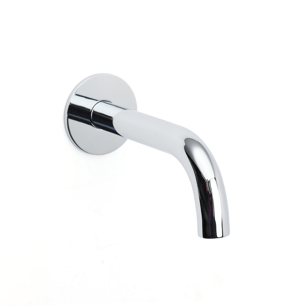 Polisehd Chrome Round Curve Faucet Water Outlet Swivel Bath Tub Filler Spout Set V1233-SP6055CR