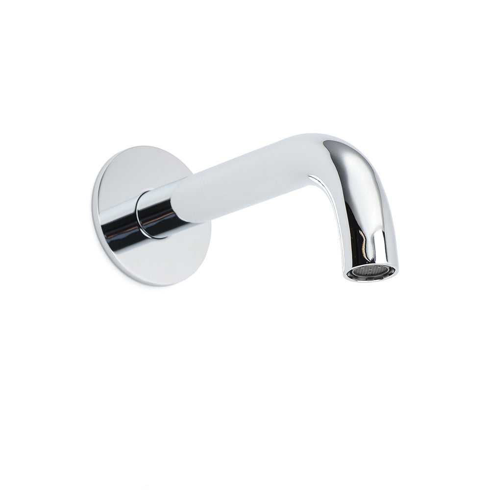 Polisehd Chrome Round Curve Faucet Water Outlet Swivel Bath Tub Filler Spout Set V1233-SP6055CR