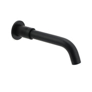 Matt Black Round Wall Mount Basin Faucet Bubble Water Outlet Bath Tub Spout Set V1233-SP902BL