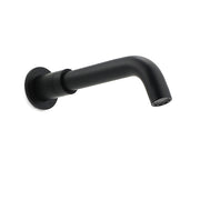 Matt Black Round Wall Mount Basin Faucet Bubble Water Outlet Bath Tub Spout Set V1233-SP902BL