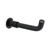 Matt Black Round Wall Mount Basin Faucet Bubble Water Outlet Bath Tub Spout Set V1233-SP902BL