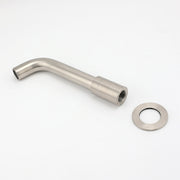 Brushed Nickel Silver Round Swivel Basin Faucet Bubble Water Outlet Bath Tub Spout V1233-SP902BN