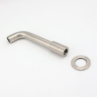 Brushed Nickel Silver Round Swivel Basin Faucet Bubble Water Outlet Bath Tub Spout V1233-SP902BN