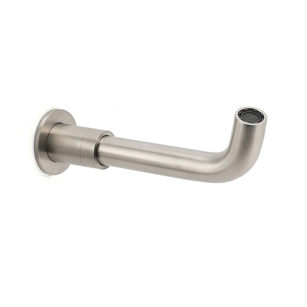 Brushed Nickel Silver Round Swivel Basin Faucet Bubble Water Outlet Bath Tub Spout V1233-SP902BN