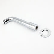Round Chrome Curve Swivel Basin Faucet Bubble Water Outlet Swivel Bathtub Spout V1233-SP902CR