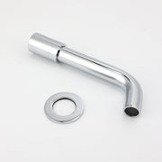 Round Chrome Curve Swivel Basin Faucet Bubble Water Outlet Swivel Bathtub Spout V1233-SP902CR