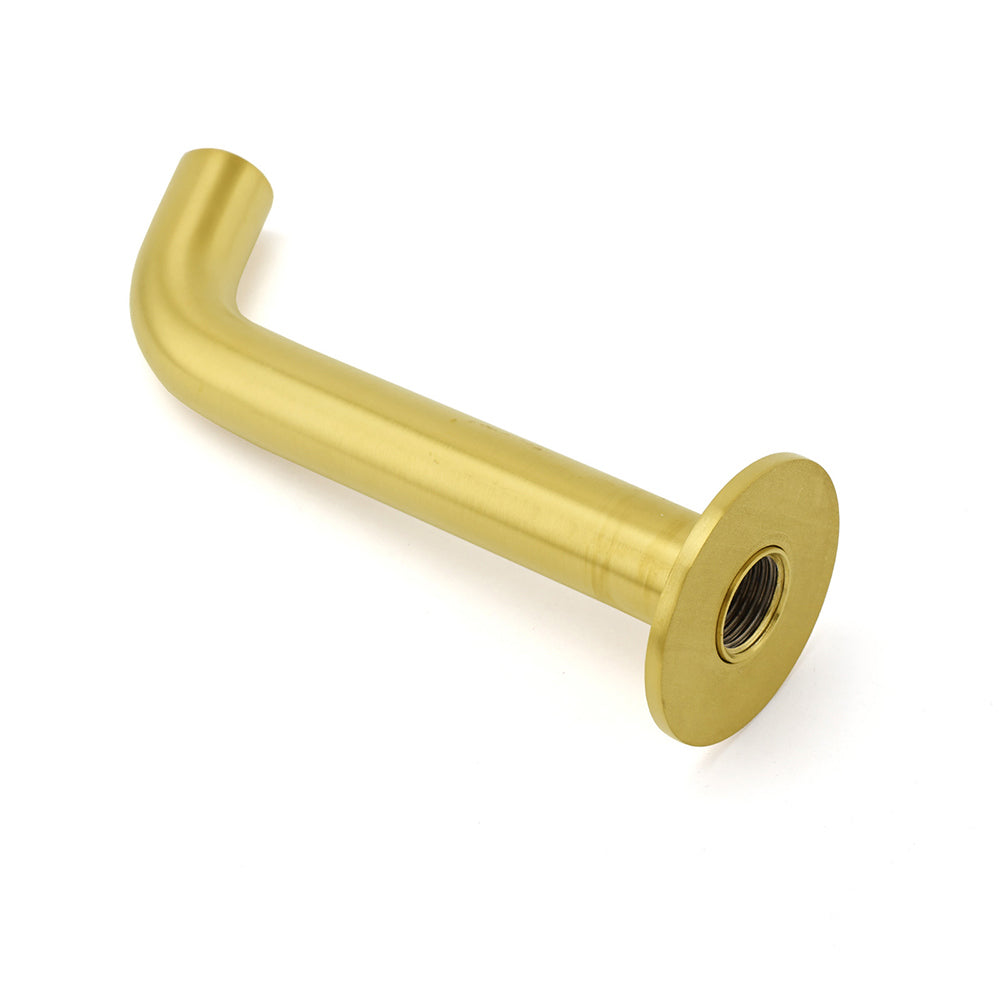 Brushed Gold Round Curve Bathtub Spout Stainless Steel Faucet Water Outlet Tap V1233-SP903BG