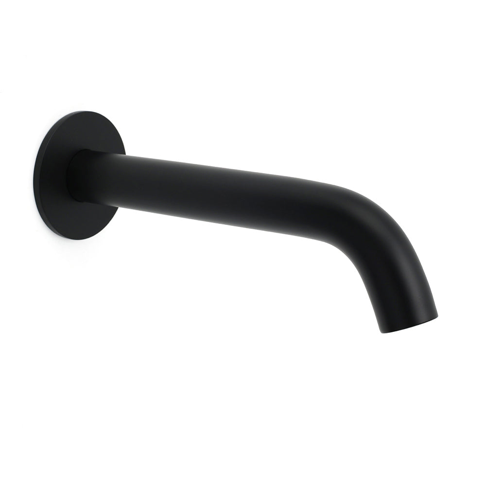 Matt Black Round Basin Faucet Bubble Water Outlet Stainless Steel Bath Tub Spout V1233-SP903BL