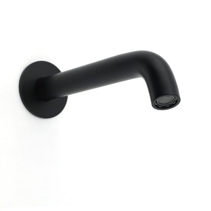 Matt Black Round Basin Faucet Bubble Water Outlet Stainless Steel Bath Tub Spout V1233-SP903BL