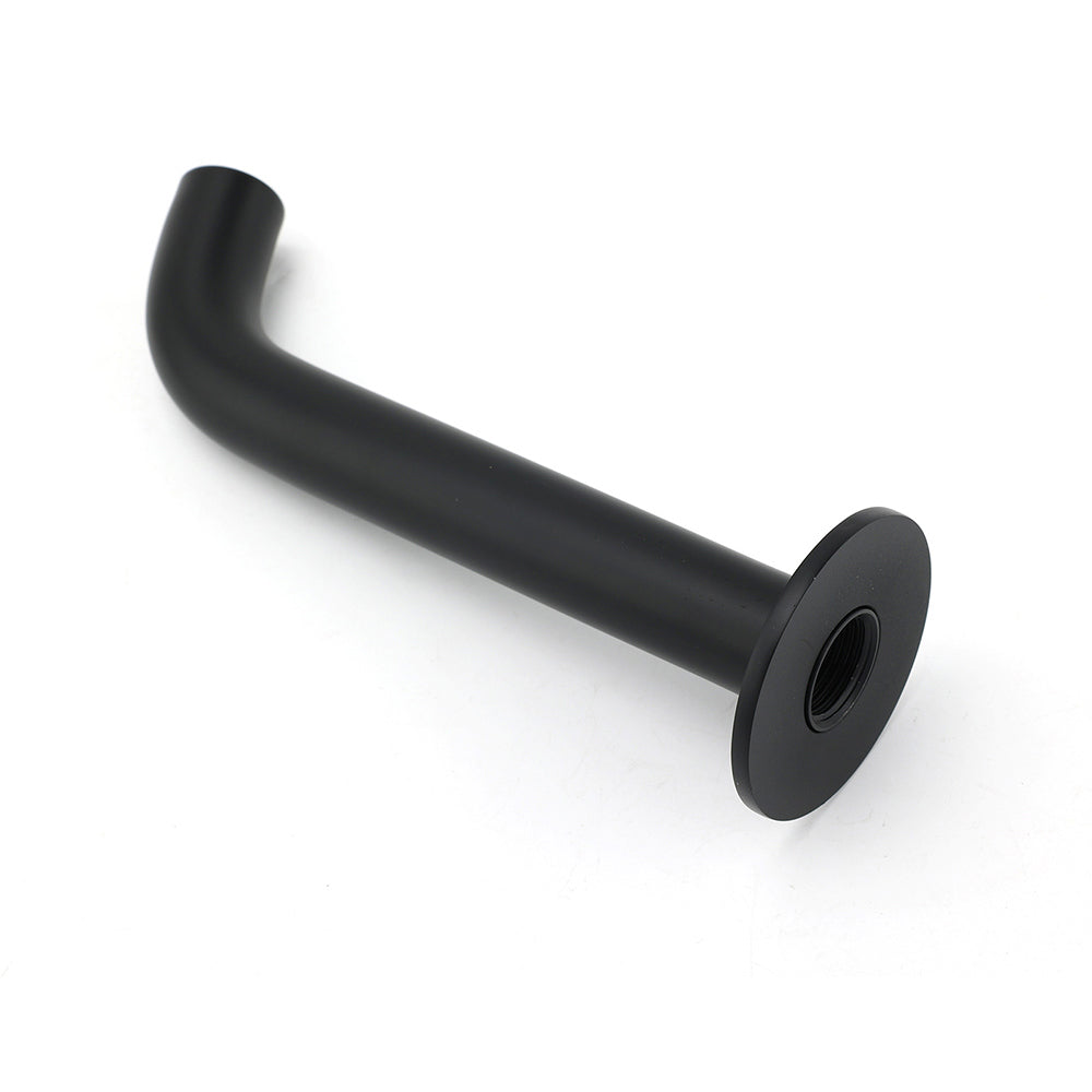 Matt Black Round Basin Faucet Bubble Water Outlet Stainless Steel Bath Tub Spout V1233-SP903BL