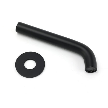 Matt Black Round Basin Faucet Bubble Water Outlet Stainless Steel Bath Tub Spout V1233-SP903BL