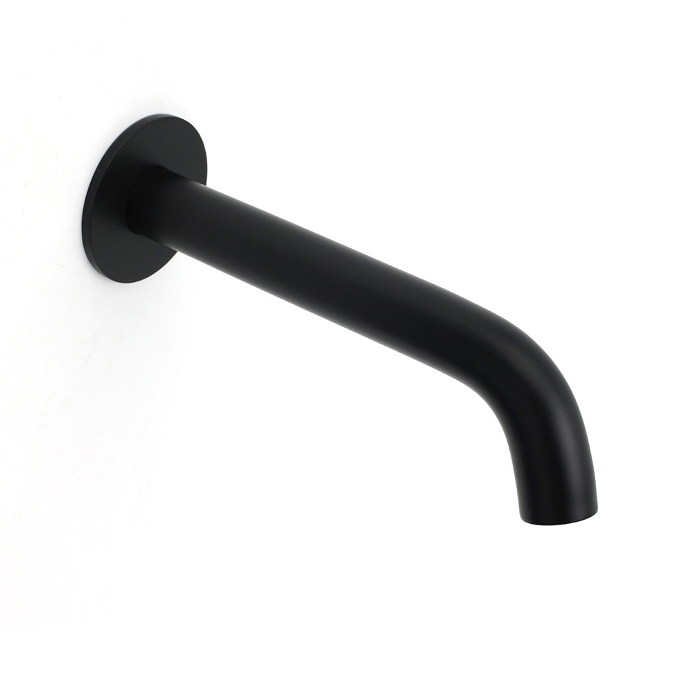 Matt Black Round Basin Faucet Bubble Water Outlet Stainless Steel Bath Tub Spout V1233-SP903BL