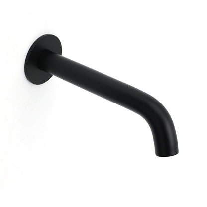 Matt Black Round Basin Faucet Bubble Water Outlet Stainless Steel Bath Tub Spout V1233-SP903BL