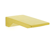Brushed Gold Square Cubic Shower Bathtub Waterfall Spout Filler Outlet 1/2" End V1233-SP904BG