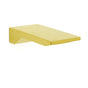 Brushed Gold Square Cubic Shower Bathtub Waterfall Spout Filler Outlet 1/2" End V1233-SP904BG