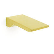 Brushed Gold Square Cubic Shower Bathtub Waterfall Spout Filler Outlet 1/2" End V1233-SP904BG
