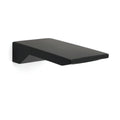 Bathroom Matt Black Square Bathtub Waterfall Filler Outlet 1/2" End Wall Spout V1233-SP904BL