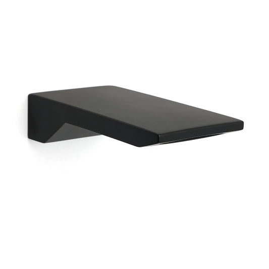 Bathroom Matt Black Square Bathtub Waterfall Filler Outlet 1/2" End Wall Spout V1233-SP904BL