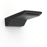 Bathroom Matt Black Square Bathtub Waterfall Filler Outlet 1/2" End Wall Spout V1233-SP904BL