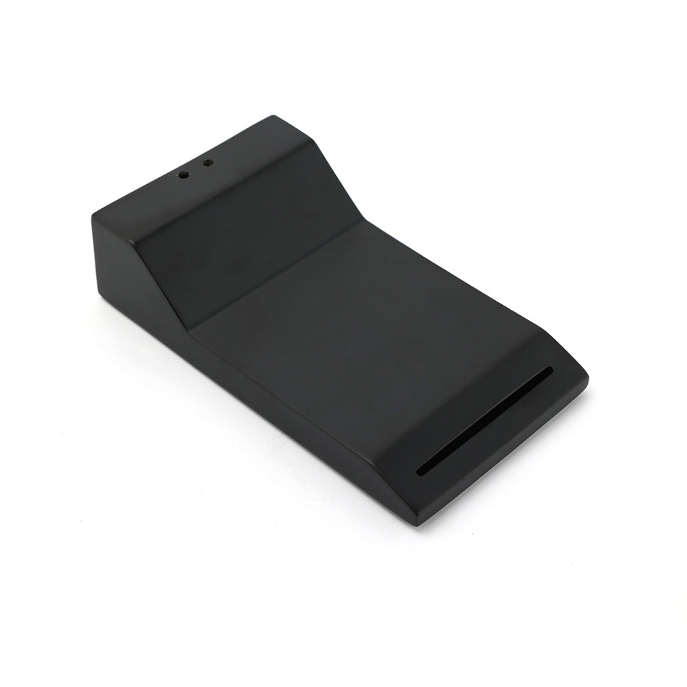 Bathroom Matt Black Square Bathtub Waterfall Filler Outlet 1/2" End Wall Spout V1233-SP904BL