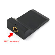Bathroom Matt Black Square Bathtub Waterfall Filler Outlet 1/2" End Wall Spout V1233-SP904BL