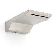 Brushed Nickel Square Cubic Shower Bathtub Waterfall Outlet Wall Mounted Spout V1233-SP904BN