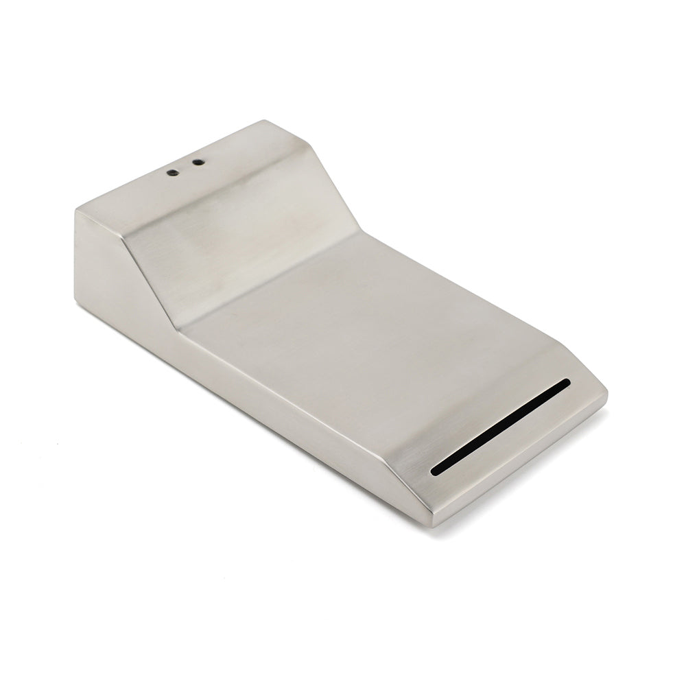 Brushed Nickel Square Cubic Shower Bathtub Waterfall Outlet Wall Mounted Spout V1233-SP904BN