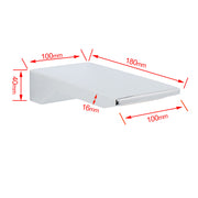 Chrome Square Shower Bath Tub Filler Waterfall Spout Faucet Outlet 1/2 Inch End V1233-SP904CR