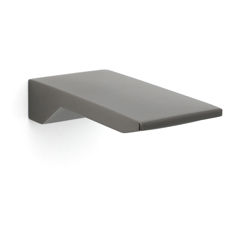 Gun Metal Grey Square Stainless Steel Bathtub Flat Spout Waterfall Filler Outlet V1233-SP904GM
