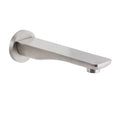 Brushed Nickel Round Bathtub Bubble Outlet Wall Mounted Spout Stainless Steel V1233-SP905BN