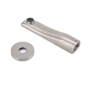 Brushed Nickel Round Bathtub Bubble Outlet Wall Mounted Spout Stainless Steel V1233-SP905BN