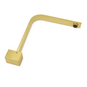 Brushed Gold Square Bathroom Spout Gooseneck Arm Bathtub Filler Tap Water Outlet V1233-SP910BG