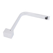 Square Chrome Gooseneck Arm Wall Mounted Swivel Bathtub Spout Faucet Outlet Set V1233-SP910CR