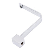 Square Chrome Gooseneck Arm Wall Mounted Swivel Bathtub Spout Faucet Outlet Set V1233-SP910CR