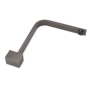 Gun Metal Square Bathroom Swivel Spout Gooseneck Arm Bathtub Filler Tap Outlet V1233-SP910GM