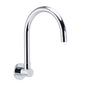 Chrome Round Gooseneck Arm Faucet Water Outlet Wall Mounted Swivel Bathtub Spout V1233-SP912CR
