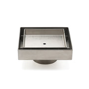Stainless Steel 100mm Square Tile Insert Shower Grate Floor Drain 50mm Outlet V1233-SQTI0100D50