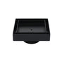 WaterMark Matt Black 100x100mm Square Tile Insert Shower Grate Floor Drain 50mm Waste V1233-SQTI0100D50P