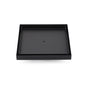 Matt Black Bathroom Big 200mm Tile Insert Floor Drain Shower Grate 50mm Outlet V1233-SQTI01200D50BL