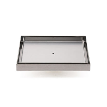 Bathroom 200x200mm Big Square Tile Insert Floor Drain Shower Grate 50mm Waste V1233-SQTI01200D50BS